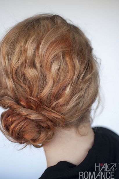 Curly bun Frisur Tutorial - zwei Möglichkeiten - Haare Romantik
