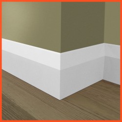 Sur mesure panneaux MDF bordage -Wide Gamme de haute qualité plinthes - Contournant 4 u