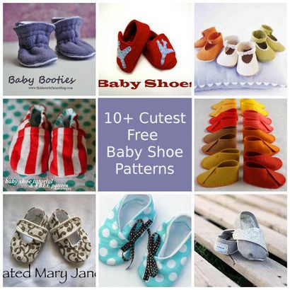 Chaussures bébé gratuit Cutest Patterns - So Sew Easy