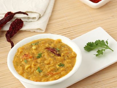 Dal Fry Rezept - Protein Reich, Dhaba Stil Spicy Punjabi Daal Fry