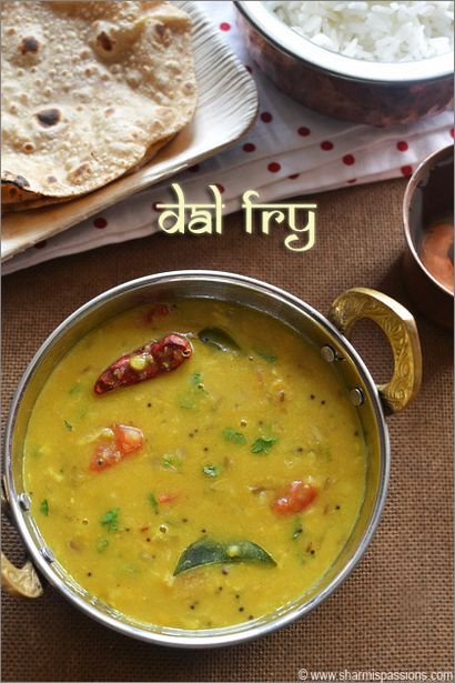 Recette Dal Fry (restaurant de style Dal Fry) - Comment faire frire dal - Sharmis Passions (recette restaurant de style) Recette Dal Fry (restaurant de style Dal Fry) - Comment faire frire dal - Sharmis Passions