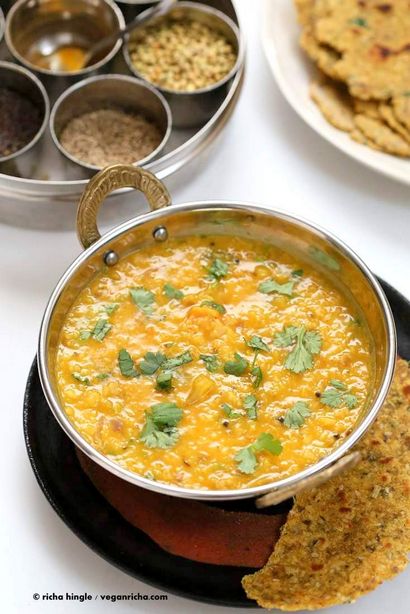 Dal Fry - soupe indienne Spiced Lentil - Vegan Richa