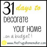 Jour 27 - Rideaux - Le Frugal Homemaker