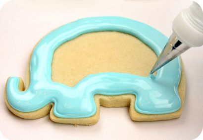 Elephant Décoré Cookies, Sweetopia