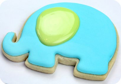 Elephant Décoré Cookies, Sweetopia