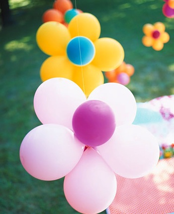 Décoration avec des ballons