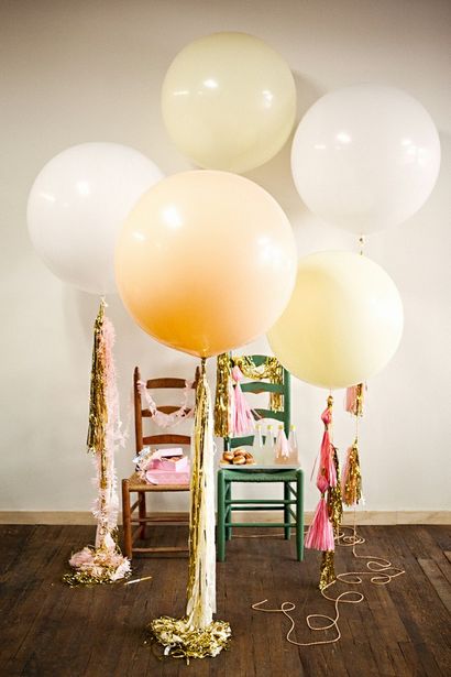 Décoration avec des ballons