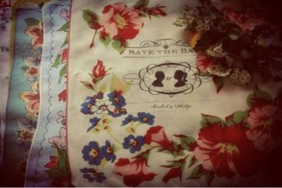 Avec la décoration vintage Mouchoirs et idées de bricolage Craft hankie