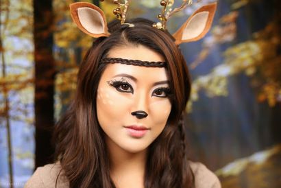 Cerfs communs Tutoriel maquillage, Halloween 2013 - De la tête aux pieds