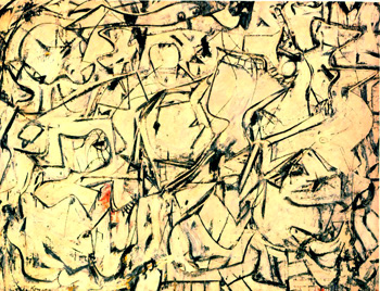 De Kooning Vivre dans la peinture (de toile de transfert de journal) De Kooning Vivre dans la peinture