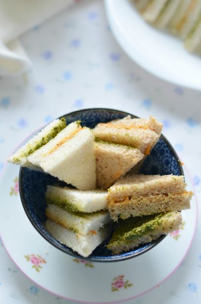 Köstlicher Tee Sandwiches für Ihre Feste und Zusammenkünfte, The Veggie Indian