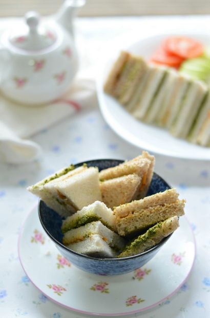 sandwichs délicieux thé pour vos fêtes et rassemblements, la Veggie indienne
