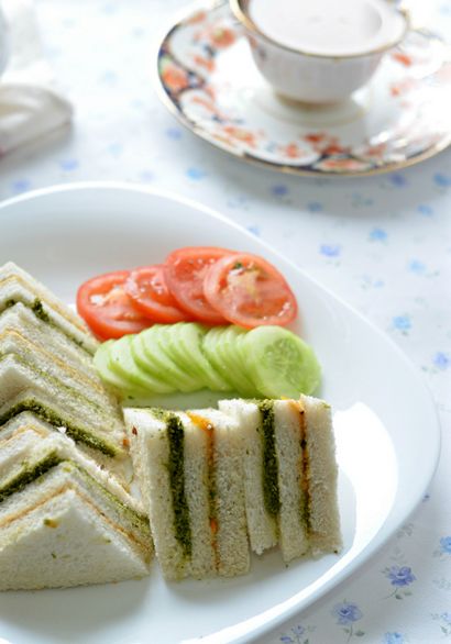 Köstlicher Tee Sandwiches für Ihre Feste und Zusammenkünfte, The Veggie Indian