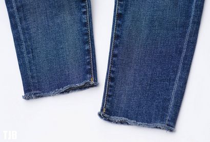 Denim Bricolage Comment faire effilochés Raw Hem Jeans, Le Blog Jeans