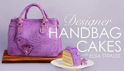 Designer-Handtasche Kuchen Tutorial
