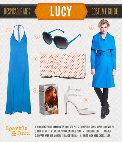 Despicable Me 2 Guide Costume Gru, Lucy et les Minions, la toile de style, de mode, style, et