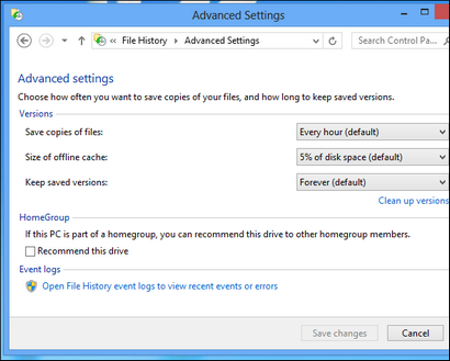 Wissen Sie Windows 8 hat einen eingebauten In Time Machine-Backup