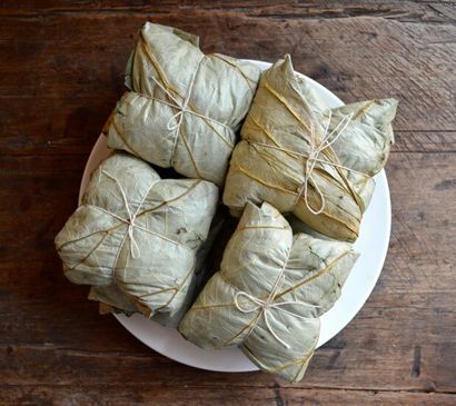 Dim Sum klebriger Reis Lotus-Blatt-Wraps w