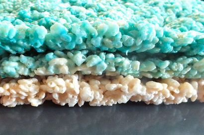 Disney Gefrorenes Ombre Rice Krispies Treats - Zwei Schwestern Crafting