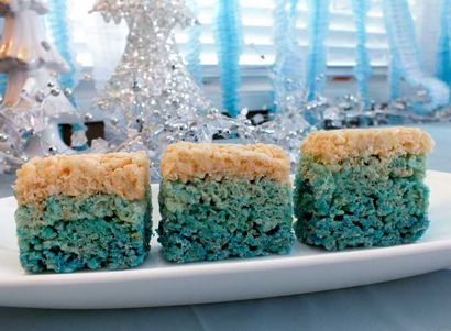 Disney Gefrorenes Ombre Rice Krispies Treats - Zwei Schwestern Crafting