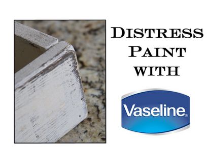 Peinture de détresse avec Vaseline! 2 Shanty Chic