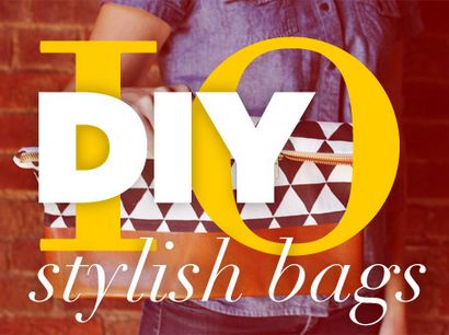 DIY 10 stilvolle Handtaschen Sie zu Hause machen