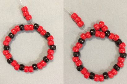 Bricolage Crâne 3D Kandi Cuff, Insomniac