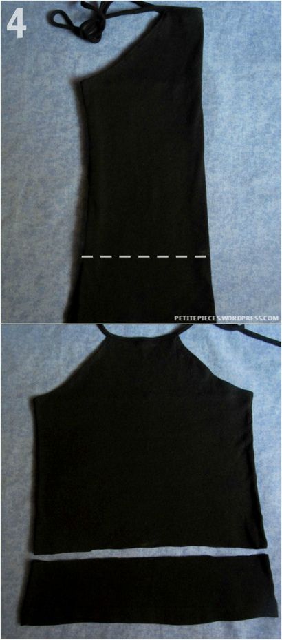 DIY 90 - Halter Crop Top s (De Top Tank), p e t i t e p i e c e s