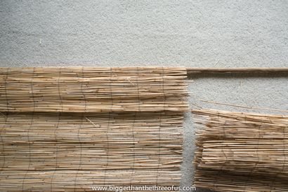 DIY Bamboo Shades