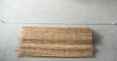 DIY Bamboo Shades