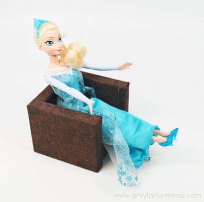 DIY Barbie Couch & amp; Stuhl, künstlerisch-fartsy Mama