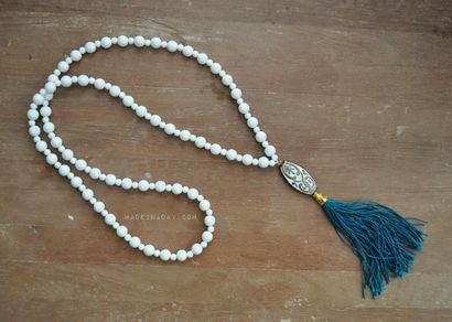 DIY perles Tassel Colliers