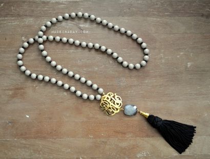 DIY perles Tassel Colliers