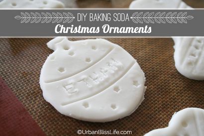 DIY Bliss Baking Soda Christmas Ornaments - Urban Bliss Leben