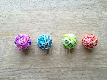 DIY Bouncy Balls - A Great Way Up Regenbogen Loom Bands verwenden - Red Ted Kunst - s Blog