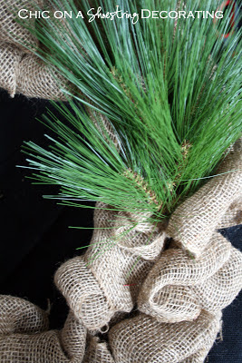 Bricolage Jute Couronne de Noël