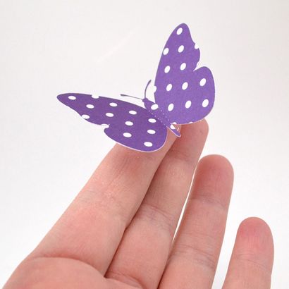 DIY Schmetterlings-Kunst auf Leinwand - Traum ein wenig größer