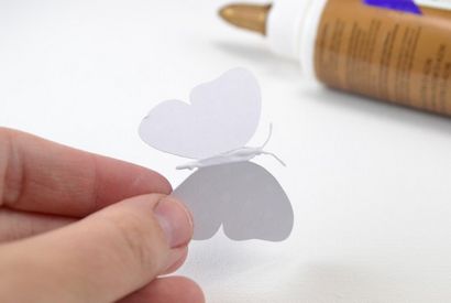 DIY Schmetterlings-Kunst auf Leinwand - Traum ein wenig größer
