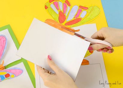 DIY Papillon Pop Carte avec un modèle - Easy Peasy et Fun