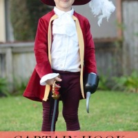Bricolage Capitaine Crochet Halloween Costume pour les enfants, Babble