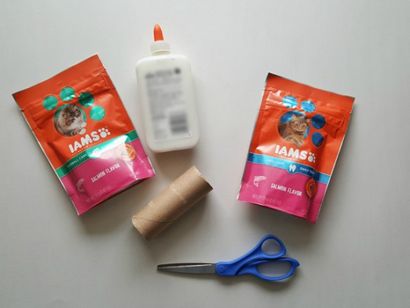 DIY Cat Treat Dispenser - Upcycled Freie Katze-Spielzeug