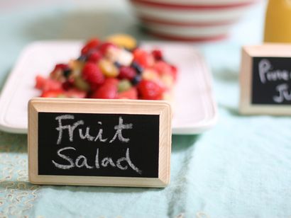 Bricolage Chalkboard Buffet étiquettes