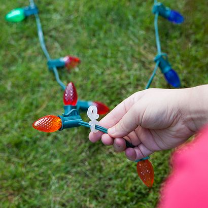 DIY Weihnachtsideen Machen Sie einen Baum der Lichter Mit einem Basketball Pole! Weihnachtsbeleuchtung, usw. Blog