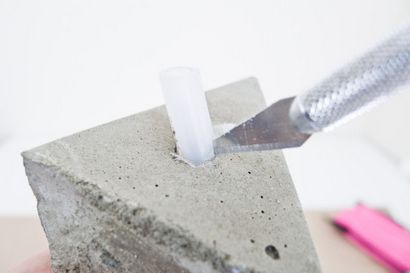 DIY Beton Flitter Garland, Kunst-Dekoration