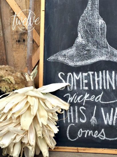 DIY Corn Husk Hexenbesen