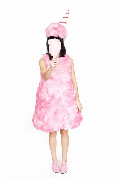 DIY Cotton Candy Halloween Costume