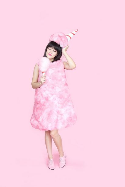 DIY Cotton Candy Halloween Costume