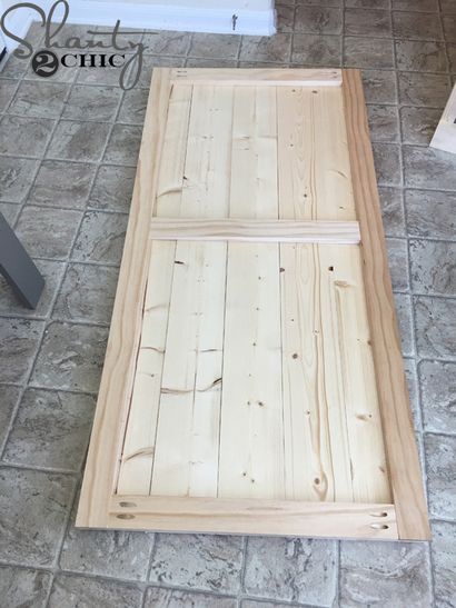 Bricolage Crate Table basse sur roues - 2 Shanty Chic