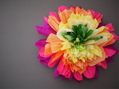 Bricolage Crêpe Fleurs en papier (fleurs) Bricolage Crêpe Fleurs en papier