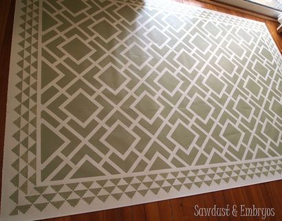 Salle de bricolage Chambre Tapis Painted Linoléum! - Réalité Daydream